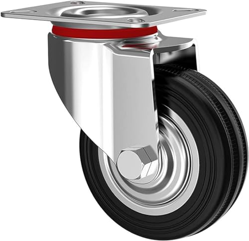 Kippen 1601DX - Rueda Industrial con Placa Giratoria Diámetro 150mm