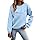Nuoke Pullover Damen Sweatshirt Weihnachtspullover, Oversize Pullover, Smile Gedruckt Sweatshirt Langarmed Crew Kragen Hoodies Winter Herbst Kleider Sport Casual Top