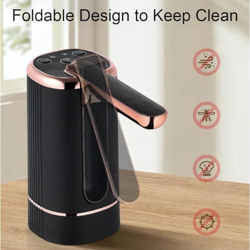Image of Automatic Water Dispenser Pump for 20 Litre Bottle | Portable USB Rechargeable Water Pump Dispenser for Home, Office & Outdoors | Water Can Pump for 20 Litre | Water Can Dispenser