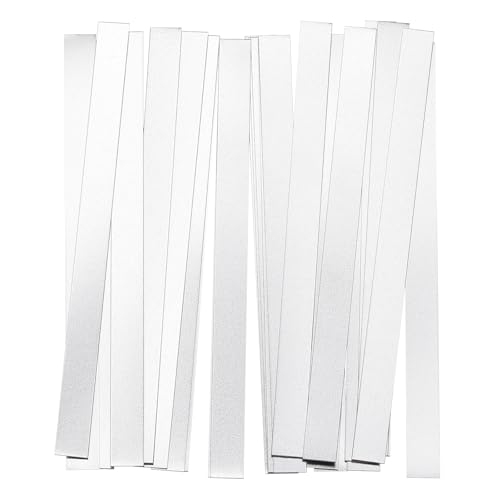 Image of MECCANIXITY Nickel-Plated Steel Strip 0.15mm x 7mm x 100mm Battery Soldering Tab Nickel Solder Tab for Battery Pack and Spot Welding 20 Pcs