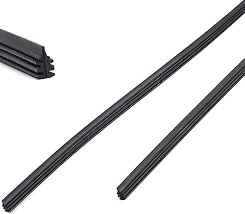 ZOFFI Framless Windshield Wiper Blade Refills 28inch Pack of 4, Adjustable Size of the Universal Wiper Rubber Refill