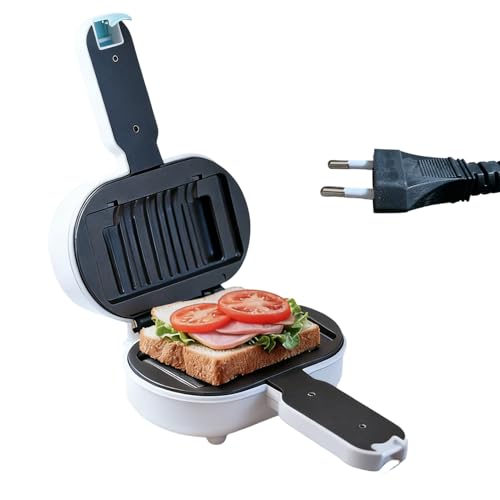Machine à sandwich, presse à sandwich chaude pour demi-portions, petit-déjeuner pour la cuisine | Pour petit-déjeuner, déjeuner, dîner, cuisine,...