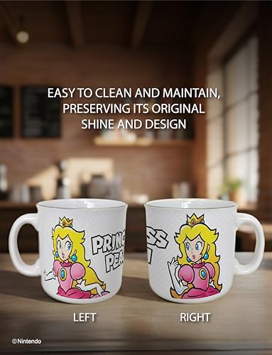 Taza cerámica Super Mario Princess Peach 20oz miniatura 6