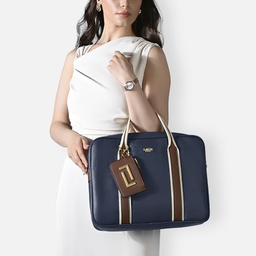 Image of Lavie Luxe Women's Delicaff 1C Laptop Handbag for Women | Fits upto 14 inch Laptop | Laptop Bag for Work | Ladies purse | Stylish Shoulder Bag | Gift for Women