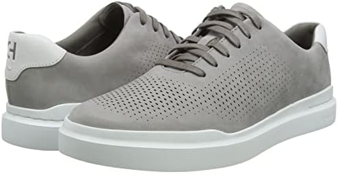 Cole Haan Grandpro Rally Laser Cut Sneaker Ironstone/Optic White 7 D (M) | Image 6
