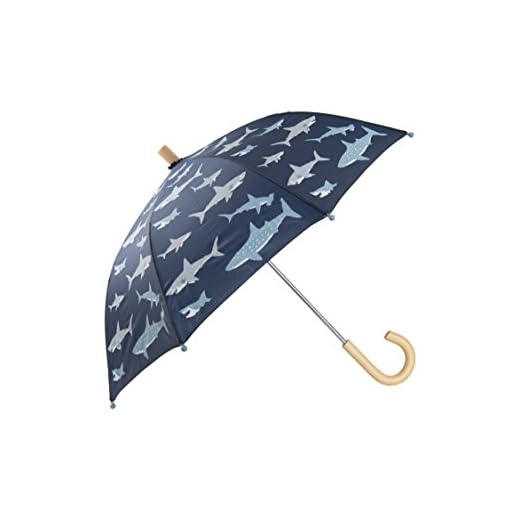 Hatley Boys' Little Printed Umbrellas, Shark Frenzy, One Size