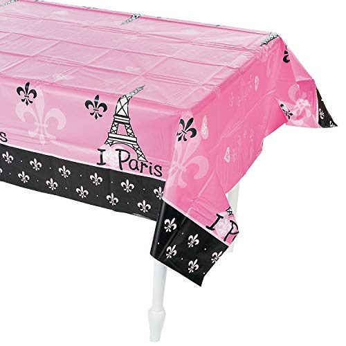 Perfectly Paris Tablecover - Party Supplies - 1 Piece #TOP14