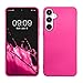 Produktbild kwmobile Case kompatibel mit Samsung Galaxy A55 5G Hülle - Schutzhülle aus Silikon metallisch schimmernd - Handyhülle Metallic Pink