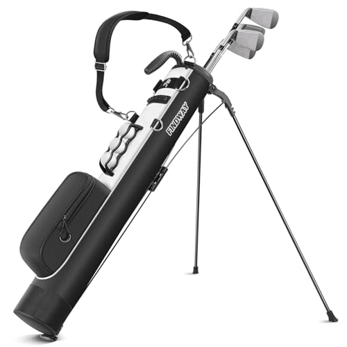 Findway Golf Bag, Golf Stand Tragetasche mit Riemen, Leichter Einfach zu tragen und haltbare Pitch n Putt Golftasche für die Driving Range, Par 3 und...