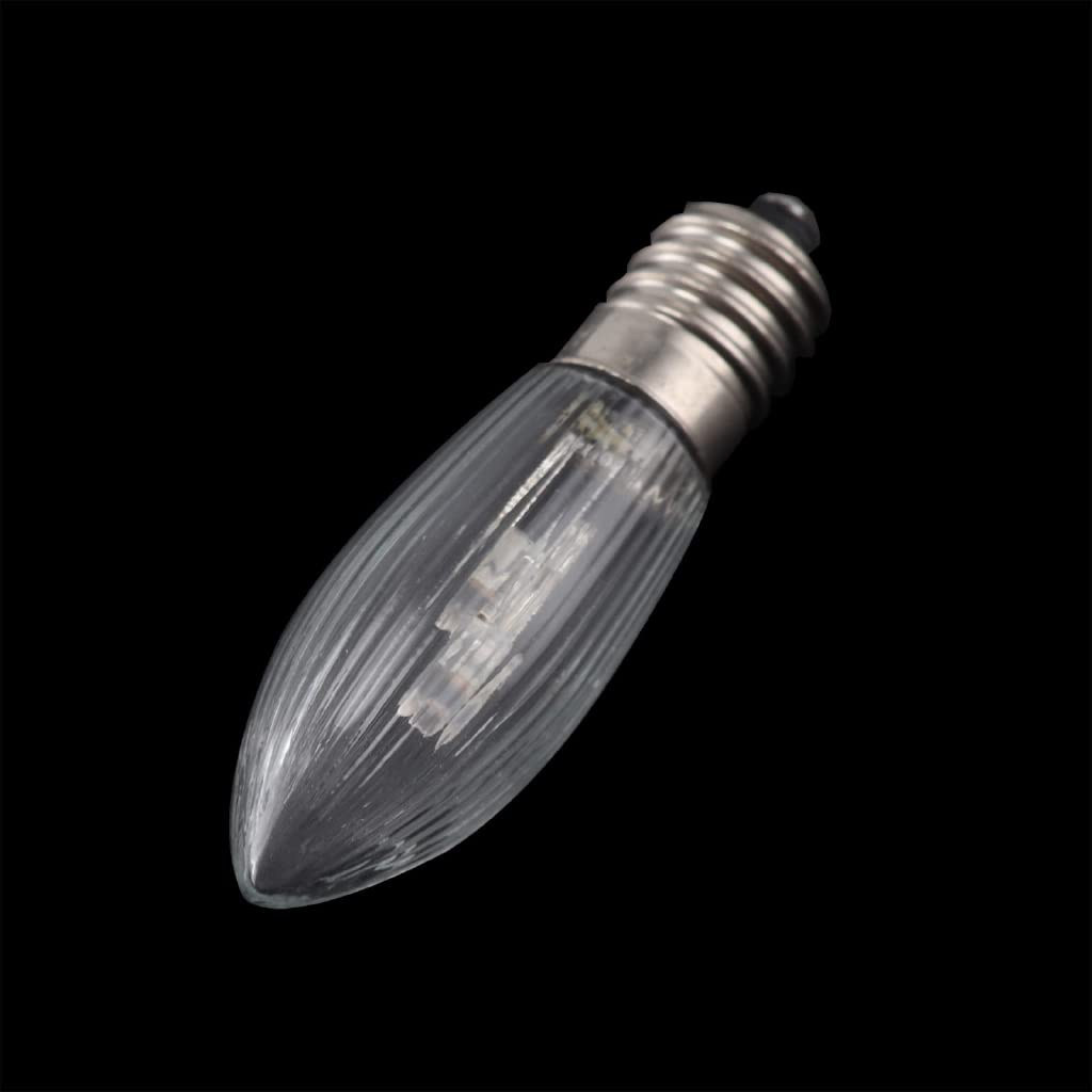 Amazon.co.jp: 10PCS E10 LED交換用ランプ電球キャンドル電球10-55V AC