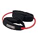 Power Systems Versa Cuff, 2 Padded Cuffs with Resistance Tubes for Wrists and Ankles, Resistance Band Level:  Medium, Red, 12 Inches, (84310)