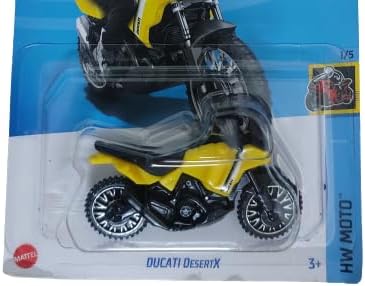 Miniatura 2 de Hot Wheels HW Moto 1/5 Ducati DESERTX 67/250 Die Cast Car Nueva Edición 2023