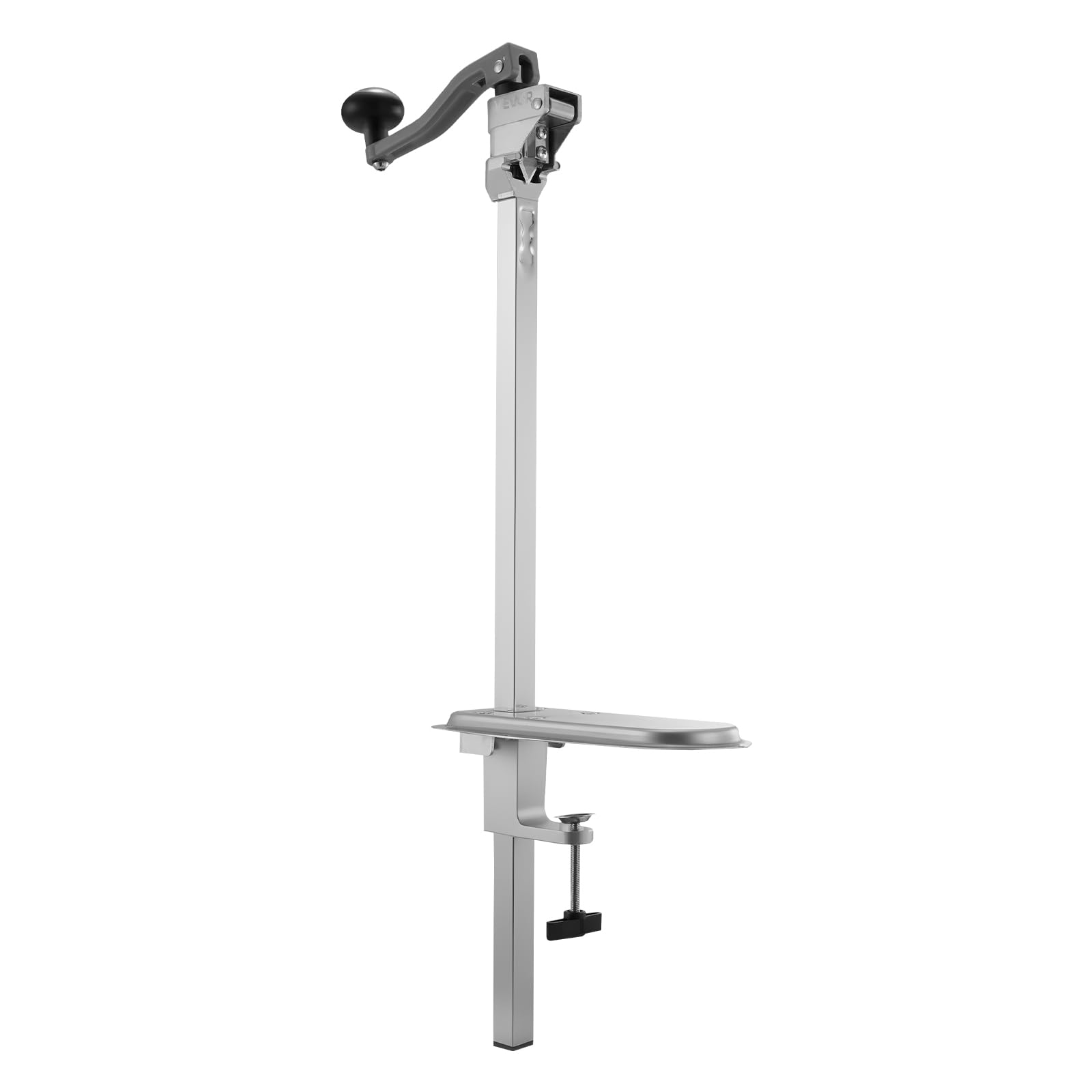 VEVOR Ouvre-boîte manuel professionnel, pour canettes jusqu'à 40 cm de hauteur, ouvre-canette de table robuste en acier inoxydable réglable en hauteur, fixé par vis et pince, pour restaurant, épicerie