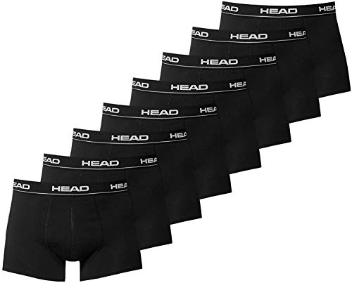 HEAD Men Boxershort 841001001-200 Basic Boxer 8er Pack, M, Schwarz