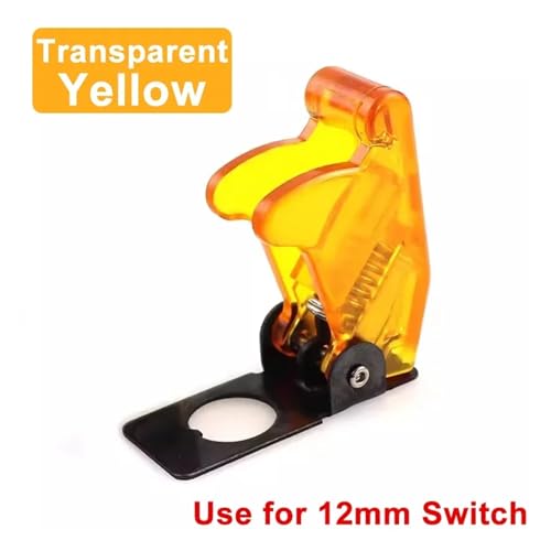 Car Auto Cover LED Toggle Switch 12V 20A interrupteur à bascule orange pour habitacle - 2
