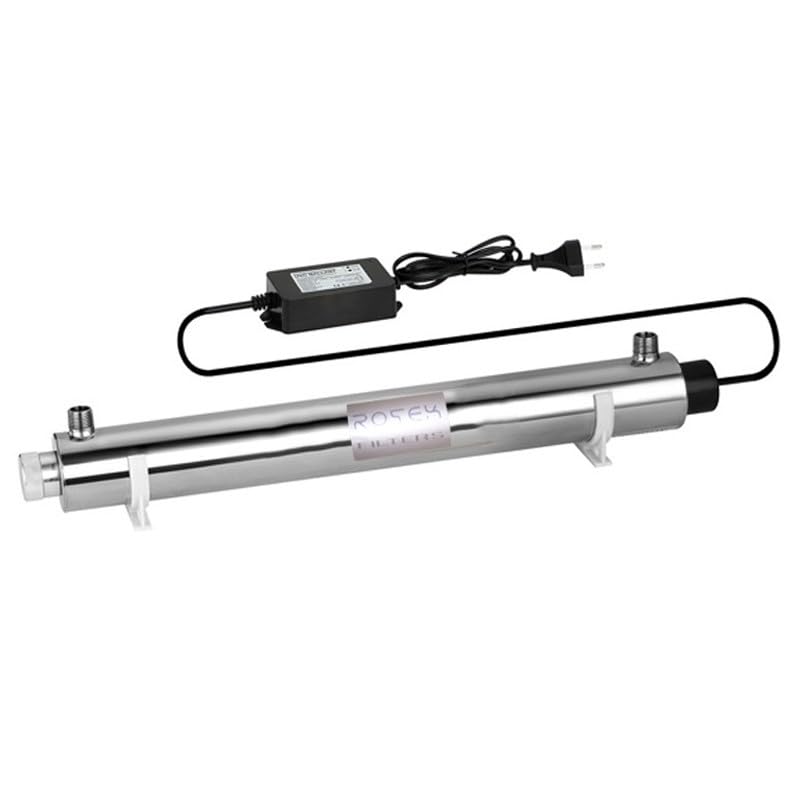 12 GPM 55W Esterilizador Ultravioleta UV desinfección Agua de Acero Inoxidable 304 ROTEK