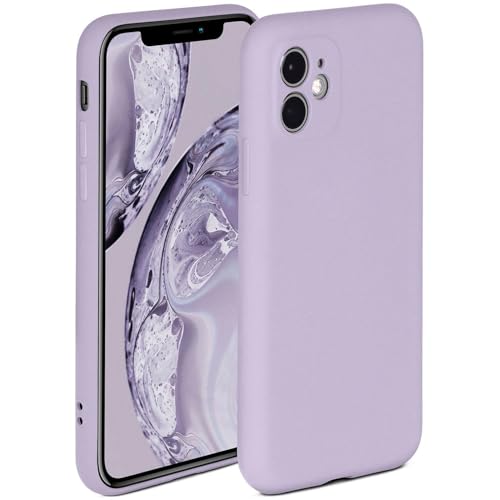 Coque iPhone 11 Oneflow en silicone lilas mat au design premium