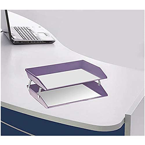 Acrimet Letter Tray Facility 2 tier Brievenbak Zijbelasting Papiersorteerder Kunststof Bureaublad Bestandsorganisator… - Afbeelding 4