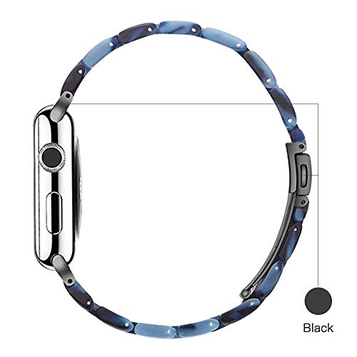 Image of Light House Apple Watch Bands-Fashion Lightweight Resin iWatch Bands for Women Men 38mm /40mm /41mm /42mm(Series 11 10), 49mm /46mm /45mm /44mm /42mm(S 3 2 1), Compatible with Apple Watch Series 11 SE 10 9 8 7 6 5 4 3 Ultra