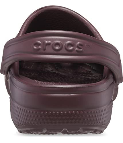 Image of crocs Unisex Adult Classic Clogs, Red Dark Cherry, 4.5 /5.5 UK