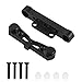 ShareGoo Rear Lower Suspension Mount Fixing Arm Compatible with Arrma Kraton Typhon Senton Talion 1/8 RC Car Upgrade Parts (Black)