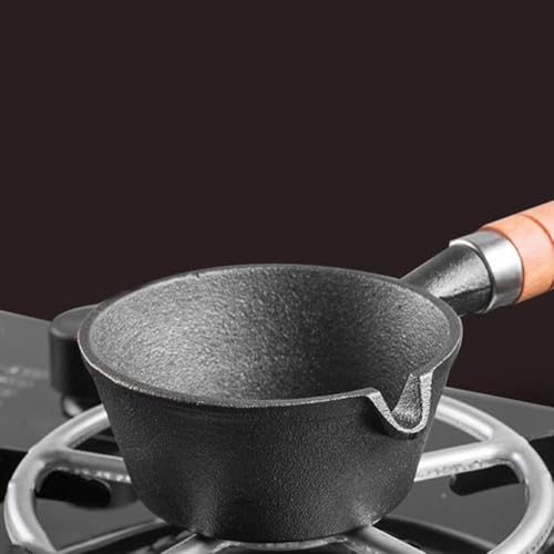 Poêle à œufs en fonte mini 13 cm compatible induction et gaz - 6