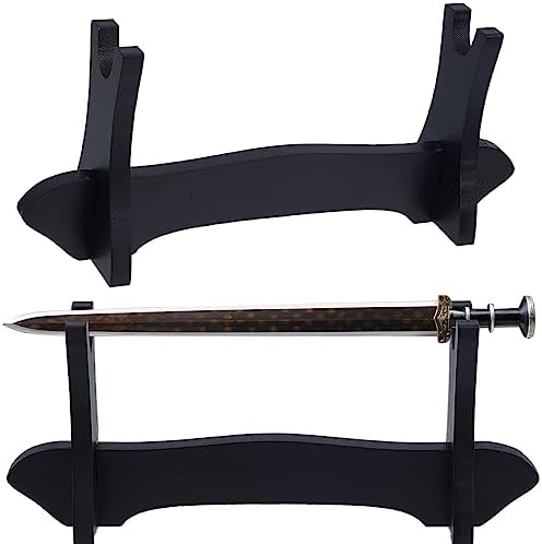 Amazon.com: GORGECRAFT Mini Sword Stand Samurai Sword Holder Wood 1 ...