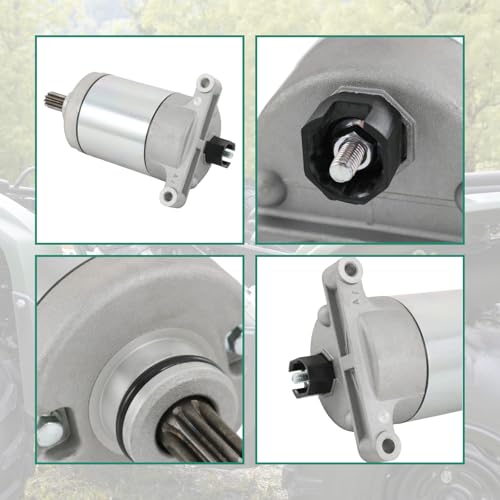 Image of Starter & Relay Compatible with 2009-2015 Yamaha Grizzly 550 2009-2023 Grizzly 700 2016-2023 Kodiak 700 Replace# 28P-81890-00-00 28P-81890-01-00 19500 410-58036 SMU0512 SM17 YA-125N