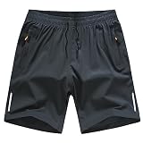 inhzoy Boys' Sports Shorts Quick Dry Athletic Basketball Shorts with Pockets Running Jogging Shorts
