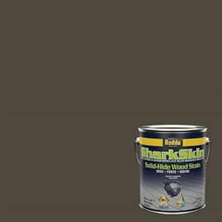 Rodda Paint SharkSkin Deck and Siding Solid Wood Stain, 1 Gallon, Mahogany (4240041-EX101/Mahogany)