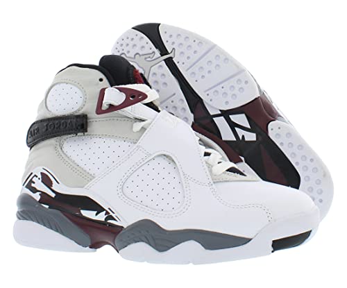 Nike Nike Women's Air Jordan 8 Retro Burgundy White/Hyper Blue-Black Sneakers 6