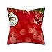 Produktbild Floweworld Kissenbezug für Hauptdekoration Weihnachten Kissenbezug Glitter Polyester Dekokissenbezug Home Decor Sofakissen Dekokissenbezug