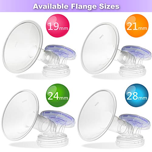 image for Nenesupply 21mm Breastshield Flange Compatible with Lansinoh Breastpum