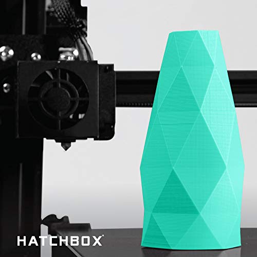 Image of HATCHBOX 1.75mm Mint Green PLA 3D Printer Filament, 1 KG Spool, Dimensional Accuracy + /- 0.03 mm, 3D Printing Filament