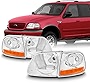AKKON - For 1997-2003 Ford Expedition | F-150 | F-250 Lightduty Headlights Headlamps + Signal Lights Combo Set