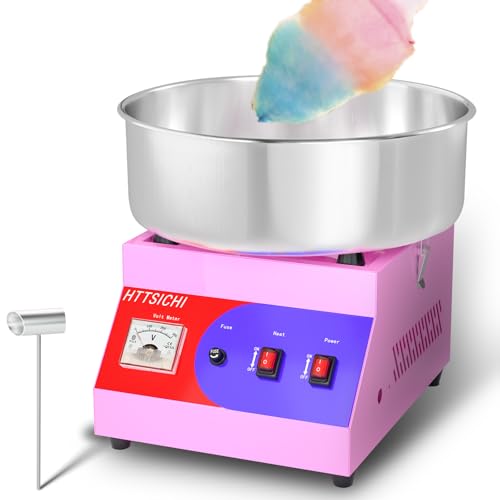 HTTSICHI 1000W Commercial Cotton Candy Maker