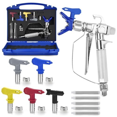 Airless Paint Sprayer Gun Kit, 3600 PSI High Airless Paint