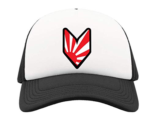 Gorra de camionero JDM con estampado artístico japonés para concentraciones de coches