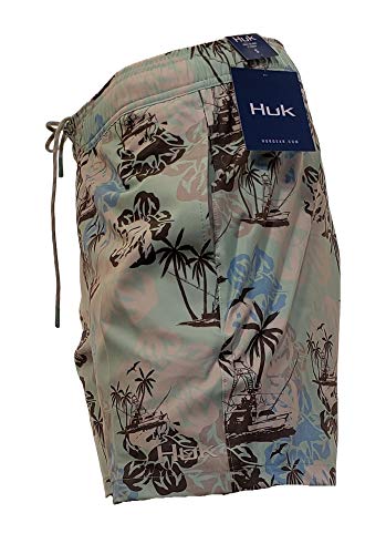 HUK Men's Playa Quick-Drying Fishing & Swimming Shorts +UPF 304