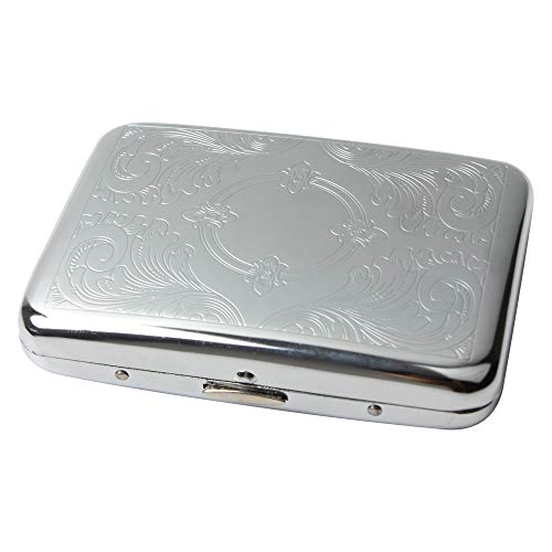 RFID Blocking Credit Card Holder Metal wallet for Men Women - Stylish Travel Wallet - Best protection for Bank Debit, ID, ATM, Cards against Scanning Criminals3