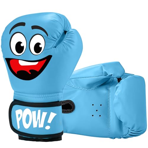JUOIFIP Luvas de boxe para crianças, luvas de boxe de treino MMA Punch, kickboxing, fitness, sparring, muay thai