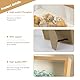 3D Bilderrahmen zum Befüllen, 20x25x3cm Objektrahmen Bilderrahmen Tief zum Befüllen Bilderrahmen Quadratisch Holzrahmen Ideal für Fotos Blumen Hochzeitsstrauß DIY Weihnachten Deko Wand(Holzfarbe)