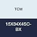 TCM 15X34X4SC-BX NBR (Buna Rubber)/Carbon Steel Oil Seal, SC Type, 0.591" x 1.339" x 0.157"