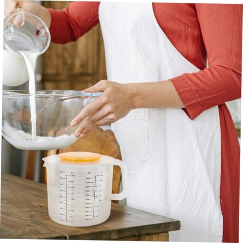 Cuenco medidor 2.5L con tapa para mezclar Luxshiny miniatura 3