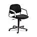 HON Solutions Seating Mid Back Swivel/Tilt Chair with Arms CHAIR,MDBCK,SWVL/TLT,BK (Pack of2)