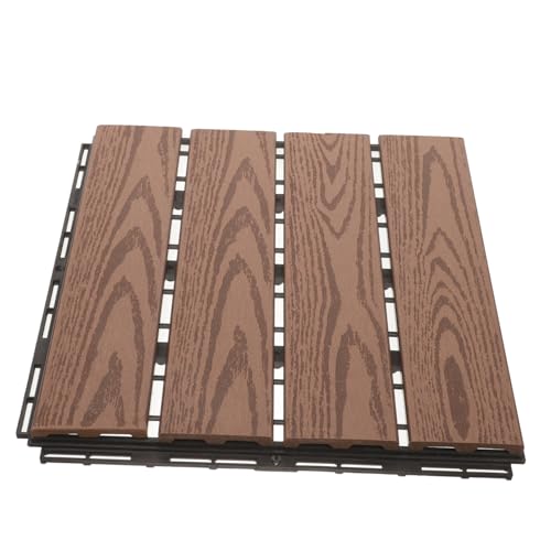 Uonlytech Dalles De Terrasse Plastique Revêtements De Sol Pour Balcon Et Extérieur Dalles Emboîtables Pour Jardin Et Allée