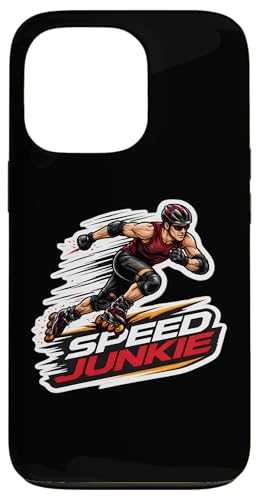 Speed Junkie Rollerblader�̈��p�� �ʔ������Ń��[���[�u���[�h �X�}�z�P�[�X iPhone 13 Pro �p