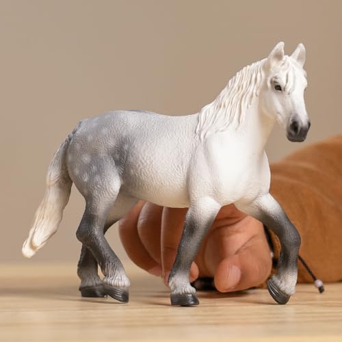 Schleich 13971 Giumenta Percheron, Da 3 Anni, Farm World - Figura, 6 X 15 X 12 Cm - 2