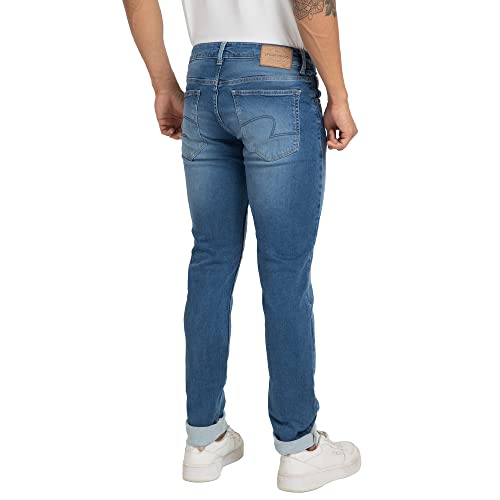 Image of Spykar Men's Rover Regular Fit Mid-Rise Jeans