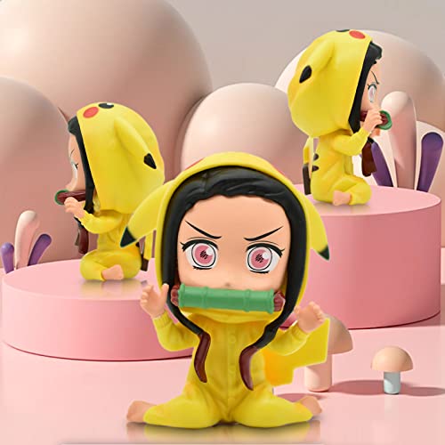 Kdihoi Nezuko Cosplay Action Figure Anime Figure Collection Statue Toy Gift 3.93 Inches #TOP6